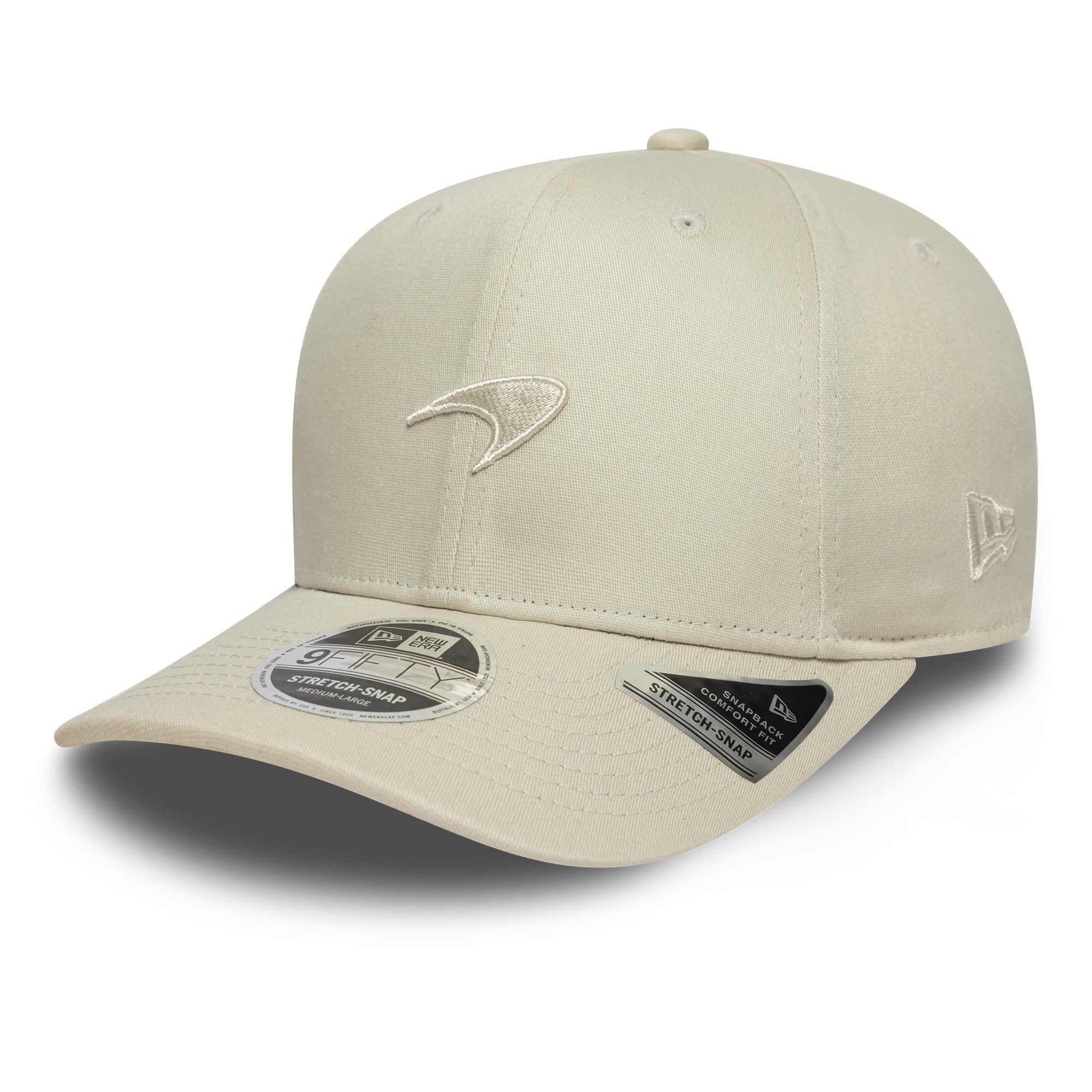 McLaren Racing F1 Seasonal 9Fifty Cap Stretch Snap Adults - Light Cream