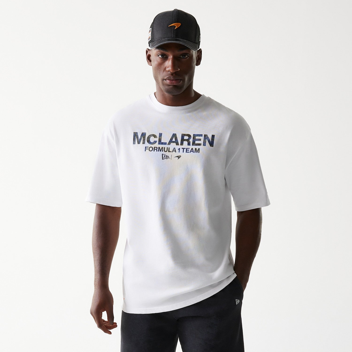 McLaren Racing F1 Word Mark Oversized Tee Adults - White