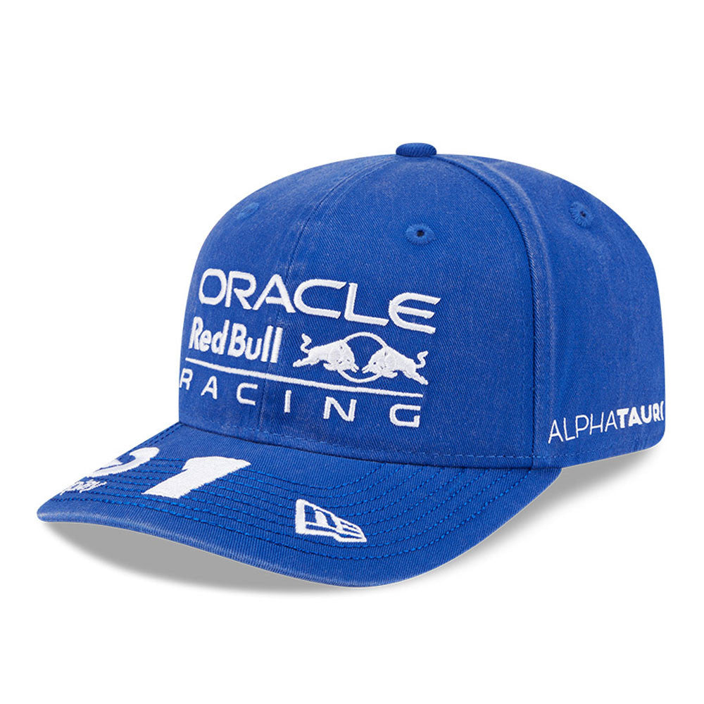 Red Bull Racing F1 Team 2025 Brazil Max Verstappen 9Seventy Cap Stretch Snap Adults - Blue