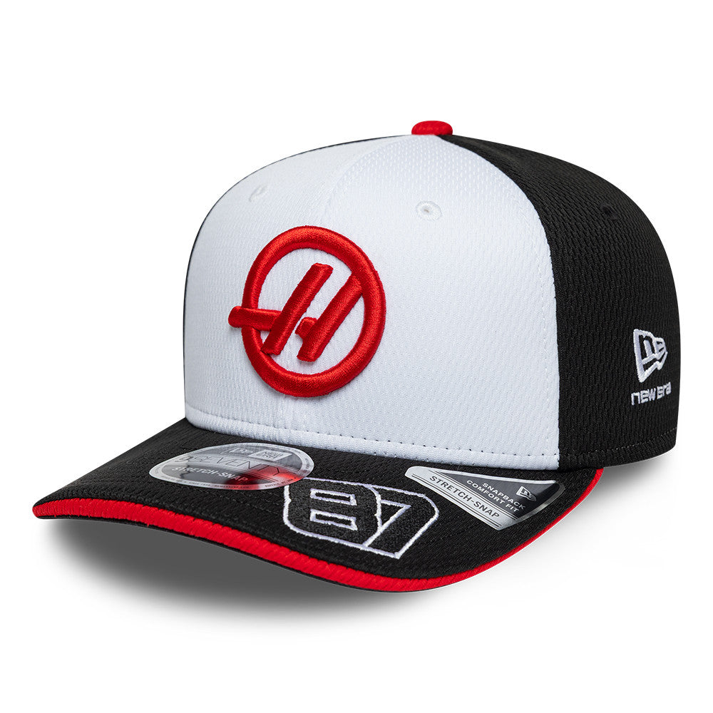 Haas F1 Oliver Bearman 9Seventy Cap Stretch Snap Adults - Black