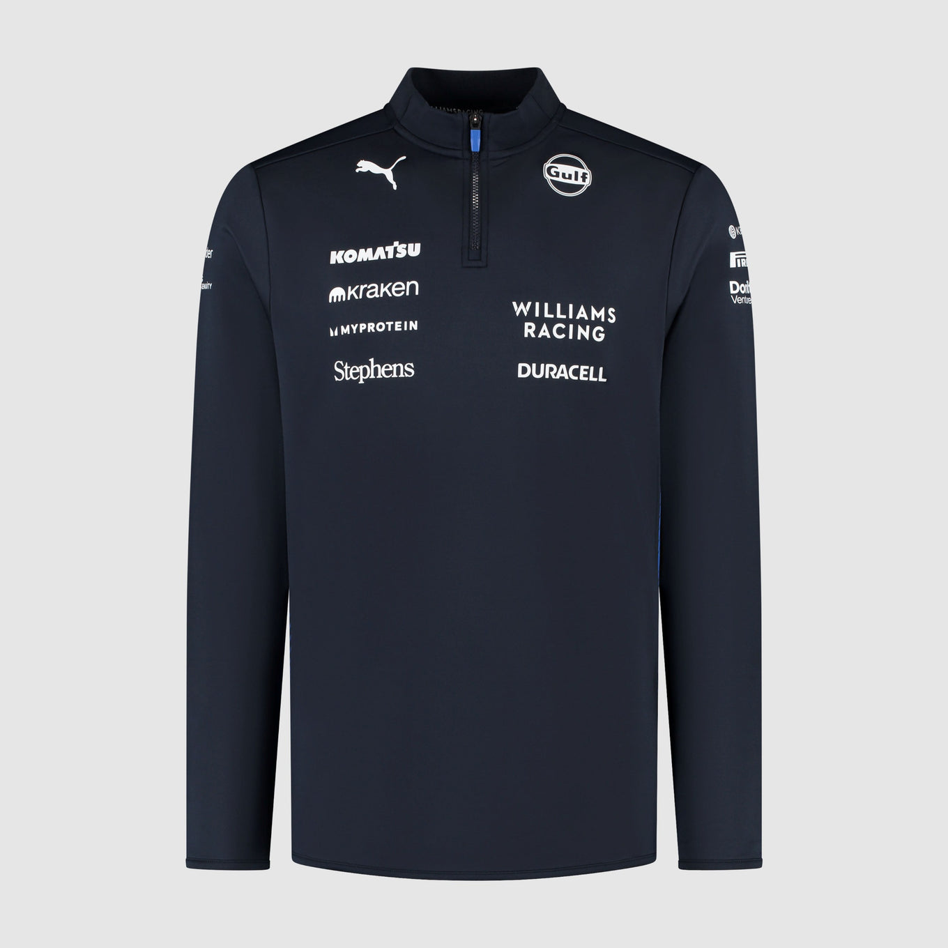 Williams Racing F1 Team 2025 Quarter Zip Mens - Navy