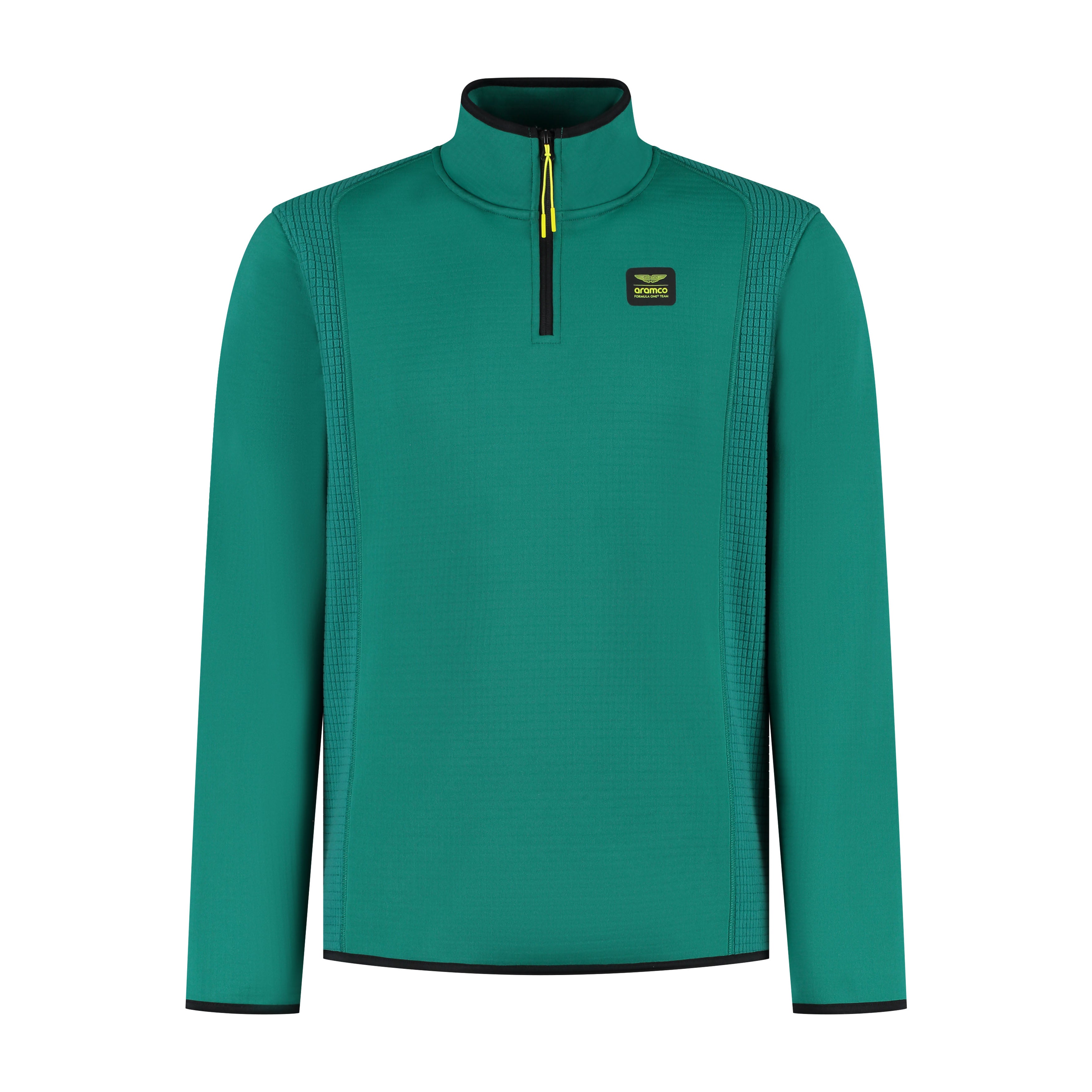 Aston Martin F1 Quarter Zip Sweat Mens - Green