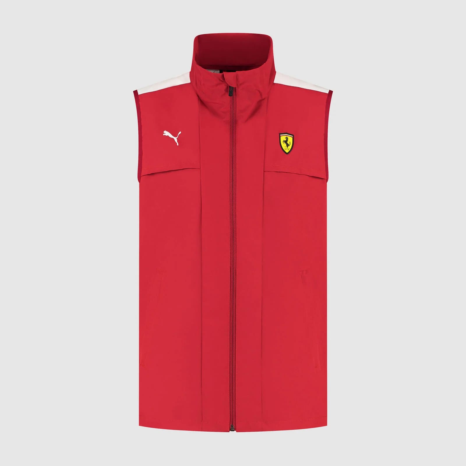 Scuderia Ferrari F1 Gilet Mens - Dark Cherry