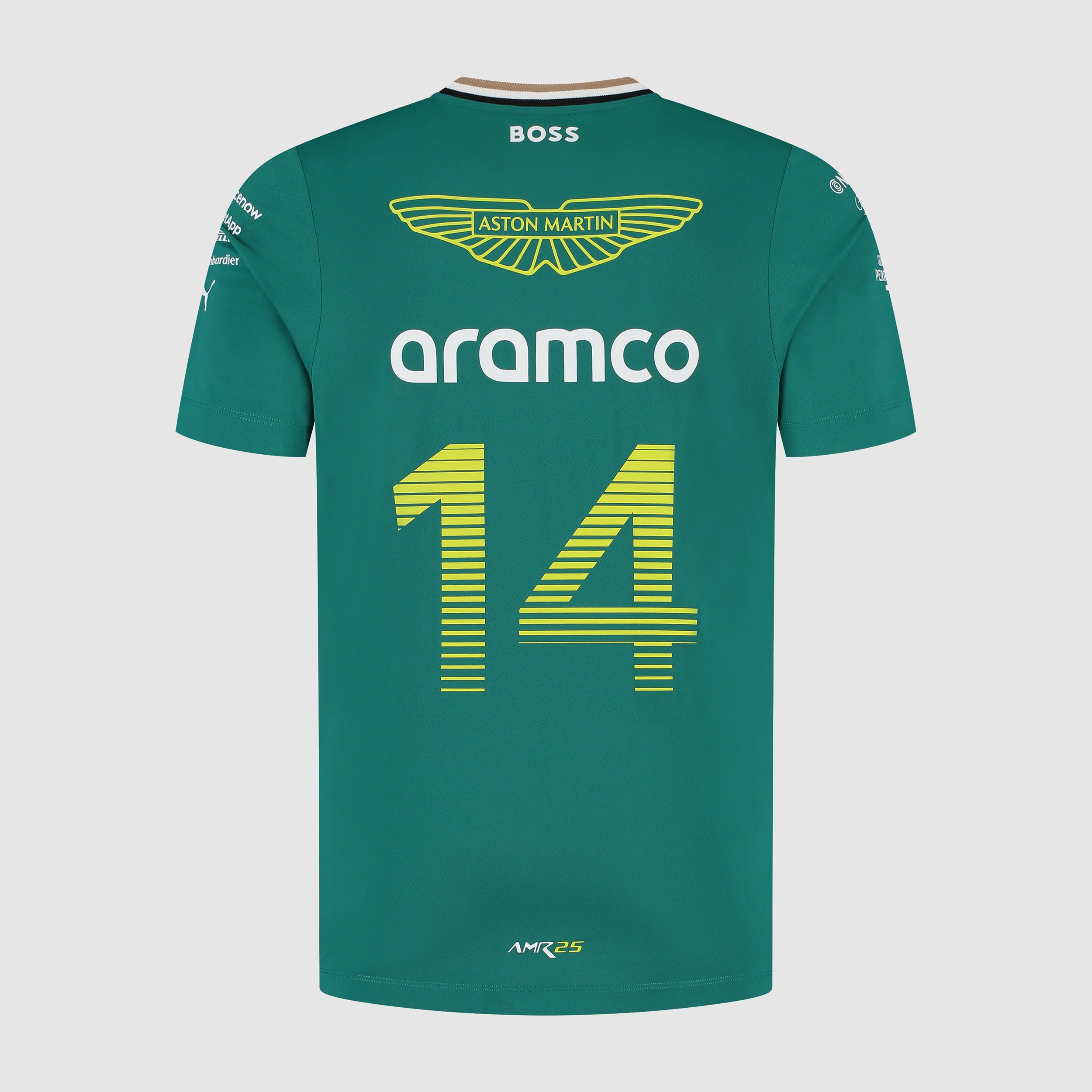 Aston Martin F1 Team 2025 Alonso Tee Mens - Green