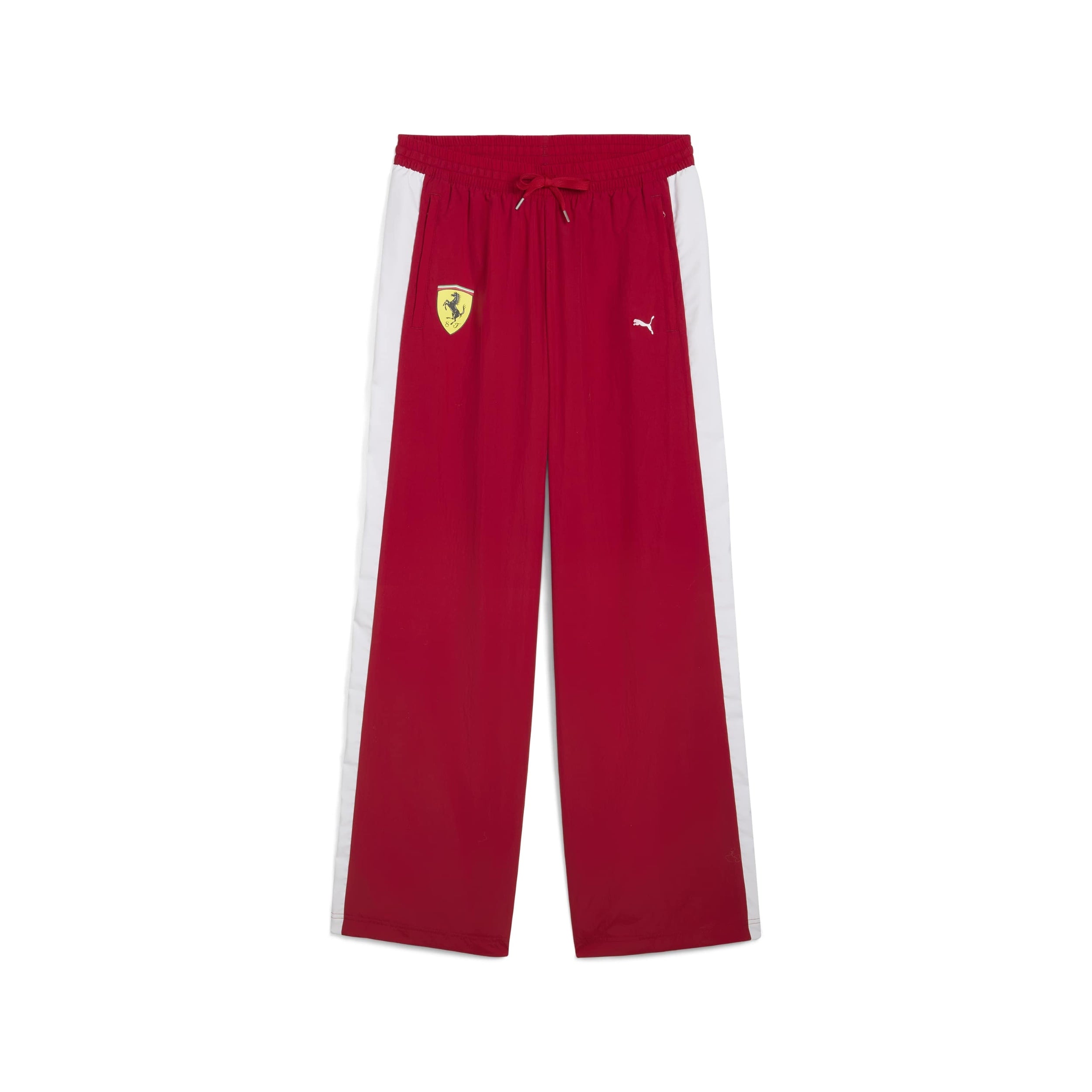 Scuderia Ferrari F1 Team 2025 Drivers T7 Oversized Pants Mens - Dark Cherry