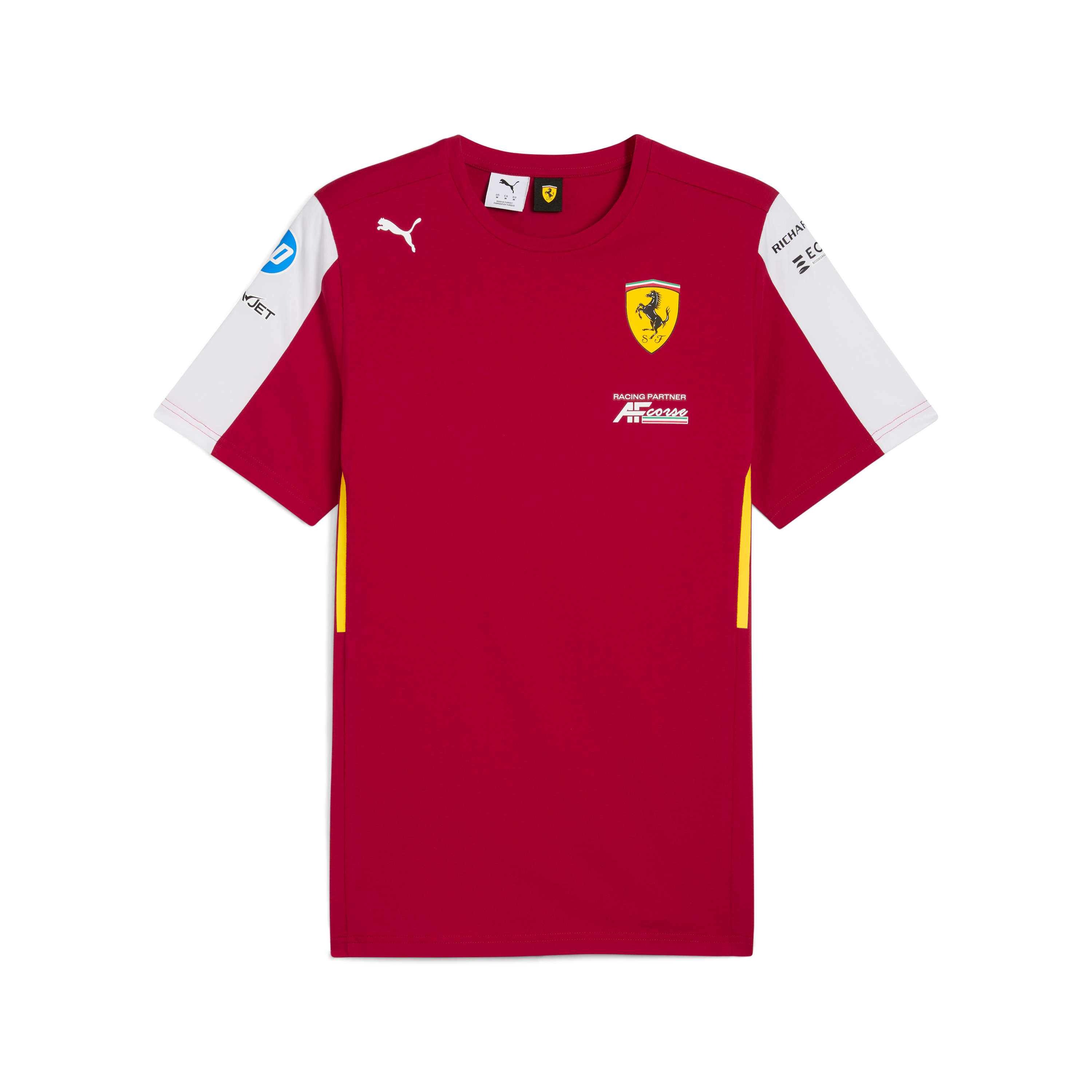 Scuderia Ferrari F1 Team 2025 Le Mans 24H Tee Mens - Dark Cherry