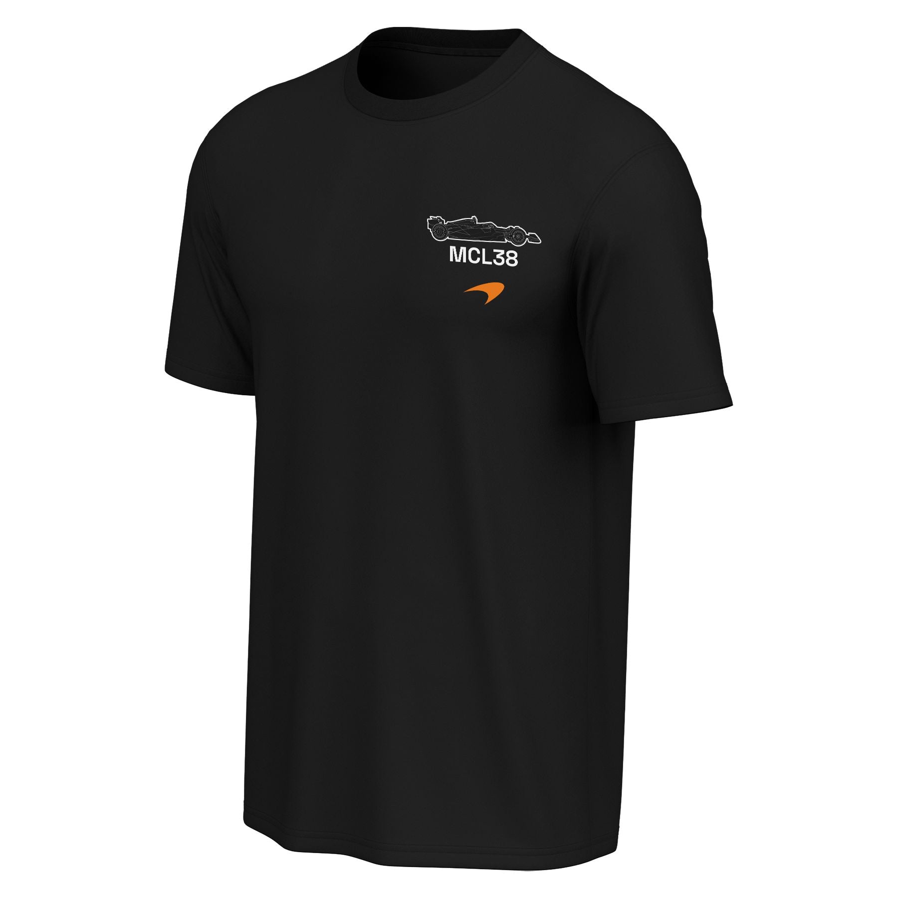 McLaren Racing F1 MCL38 Car Short Sleeve Tee Mens - Black