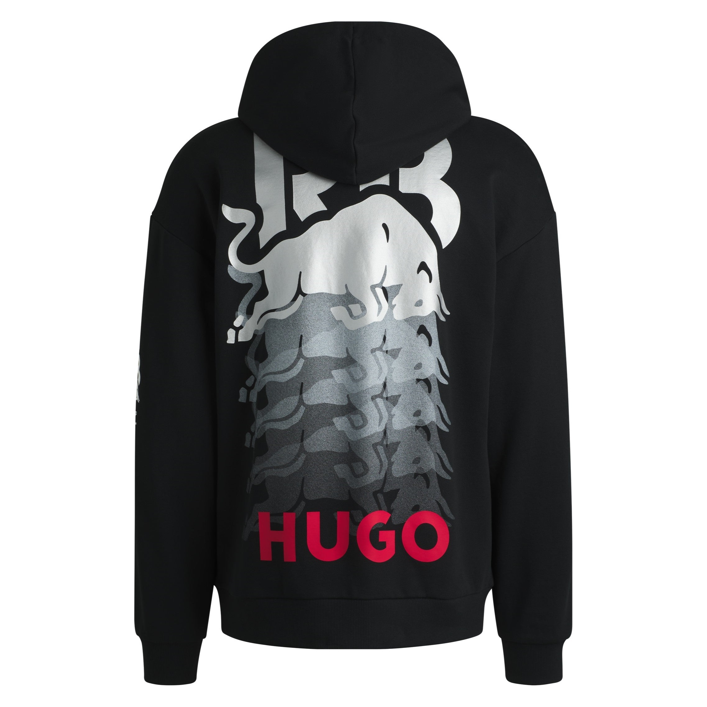 Visa Cash App RB F1 Red Bull Fade Hoodie Unisex - Black