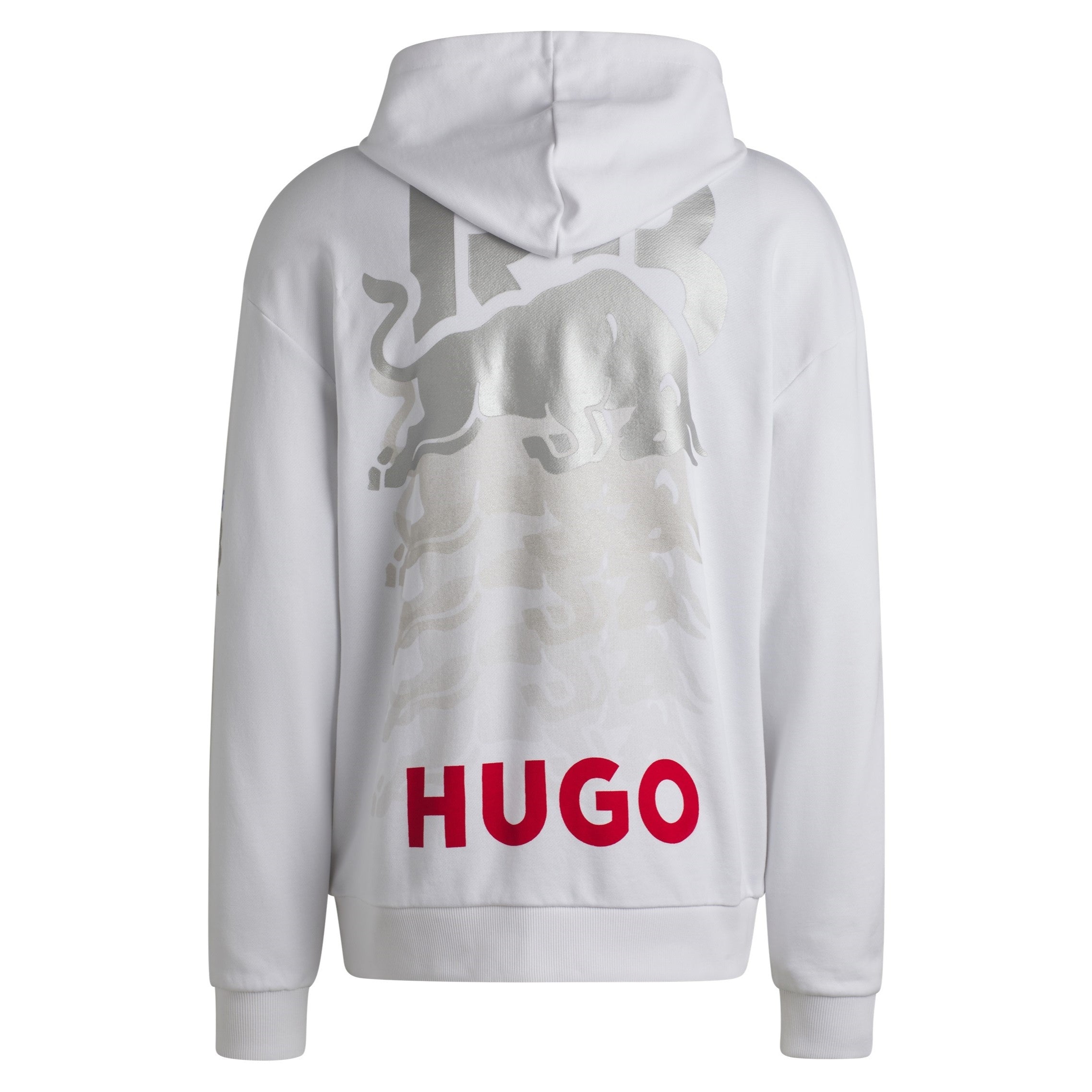Visa Cash App RB F1 Red Bull Fade Hoodie Unisex - White