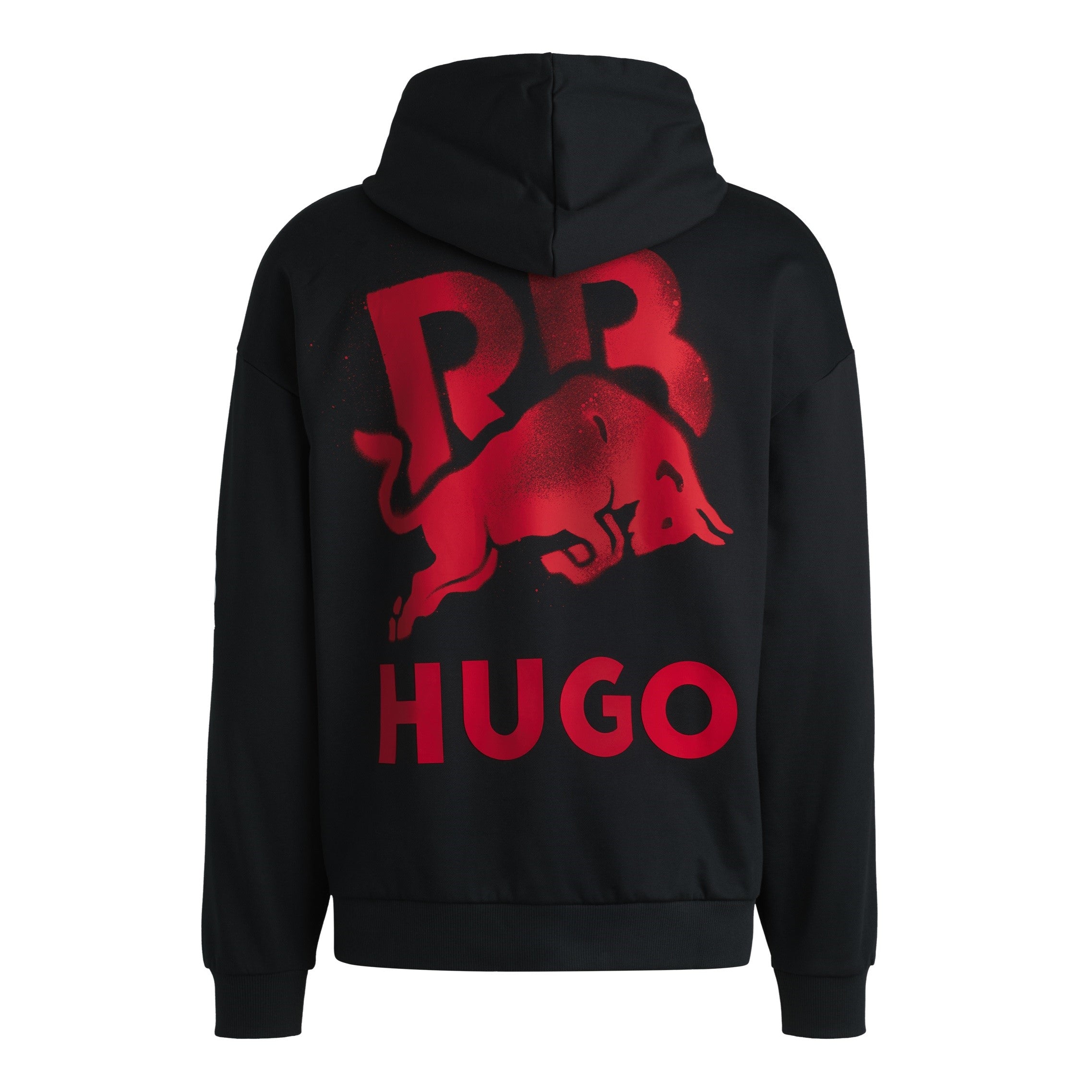 Visa Cash App RB F1 Spray Logo Hoodie Unisex - Black