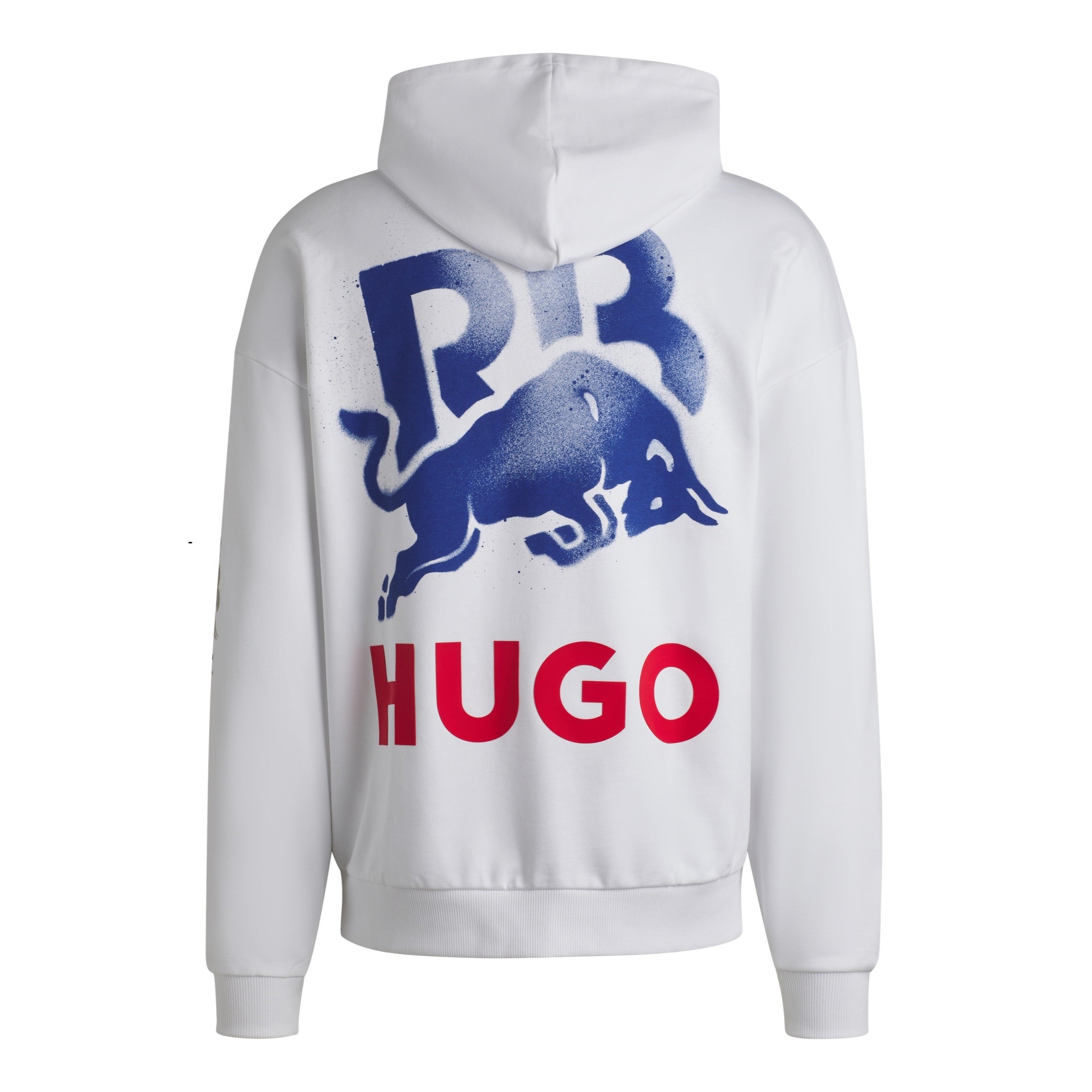 Visa Cash App RB F1 Spray Logo Hoodie Unisex - White