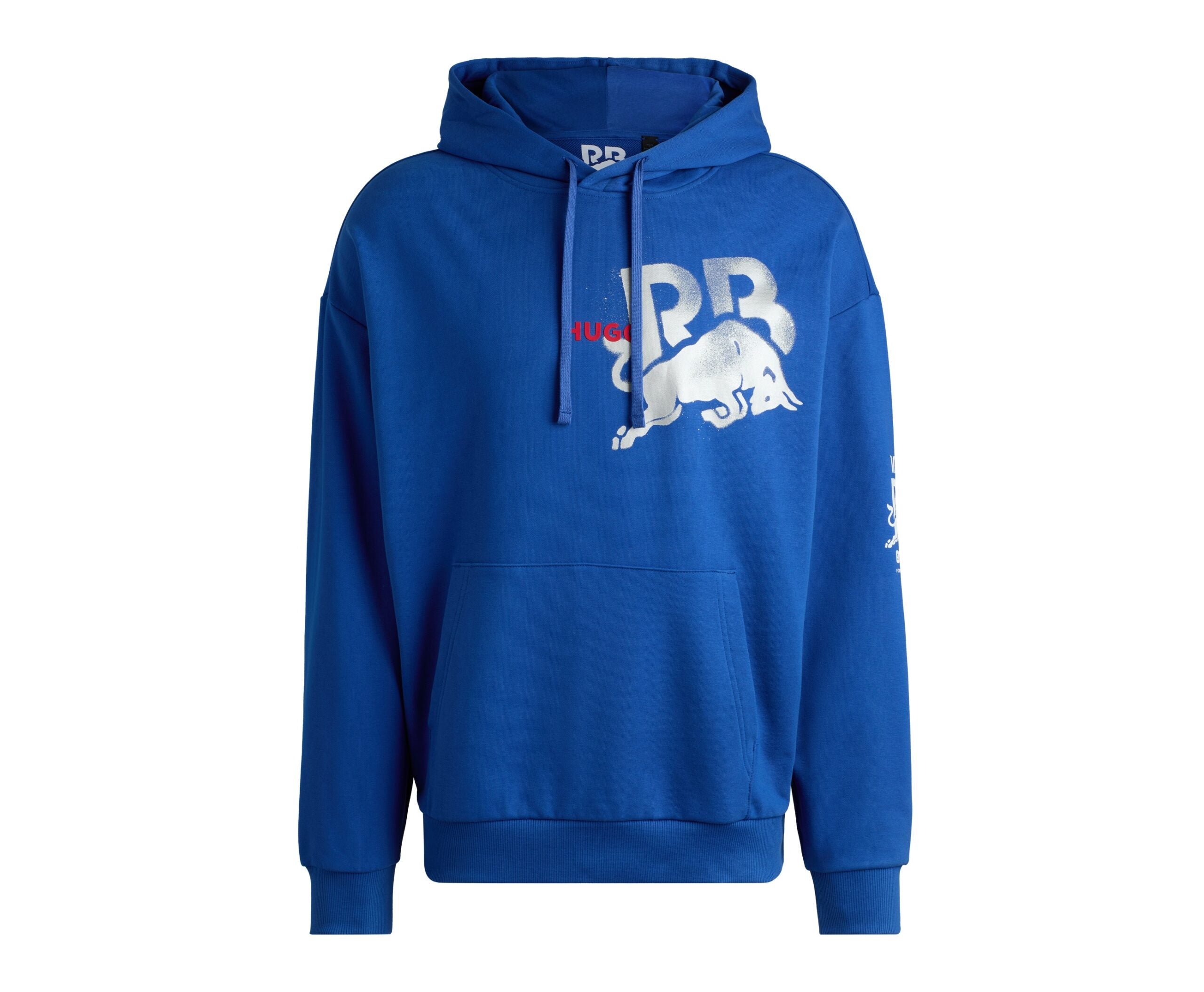 Visa Cash App RB F1 Spray Logo Hoodie Unisex - Blue