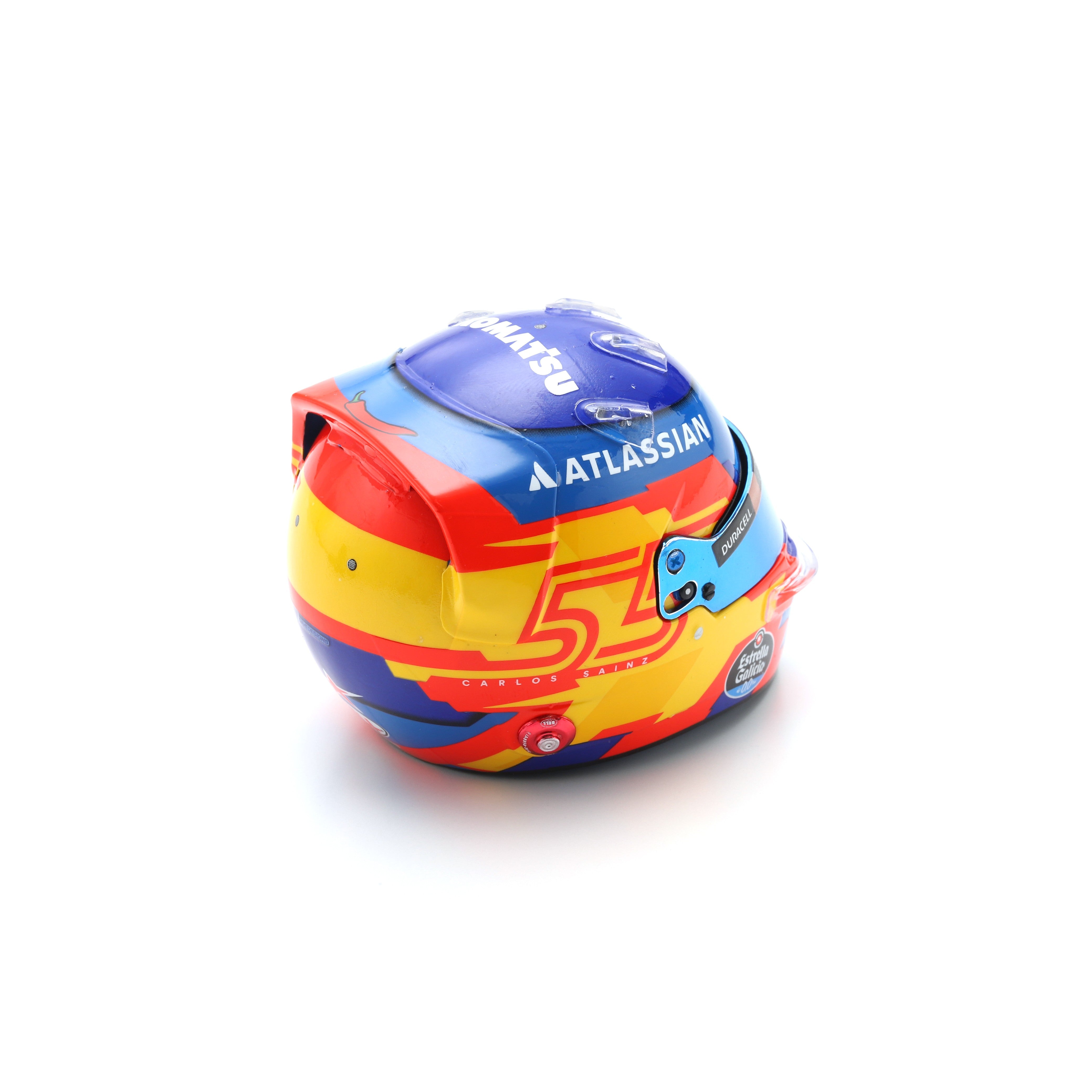 Spark Williams F1 Team Carlos Sainz 2025 Mini Helmet Unisex - Blue - 1:5 Scale