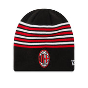 AC Milan Stripe Skull Beanie Adults - Black