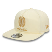 AC Milan Heritage Gold Golfer Cap Adults - Chalk White