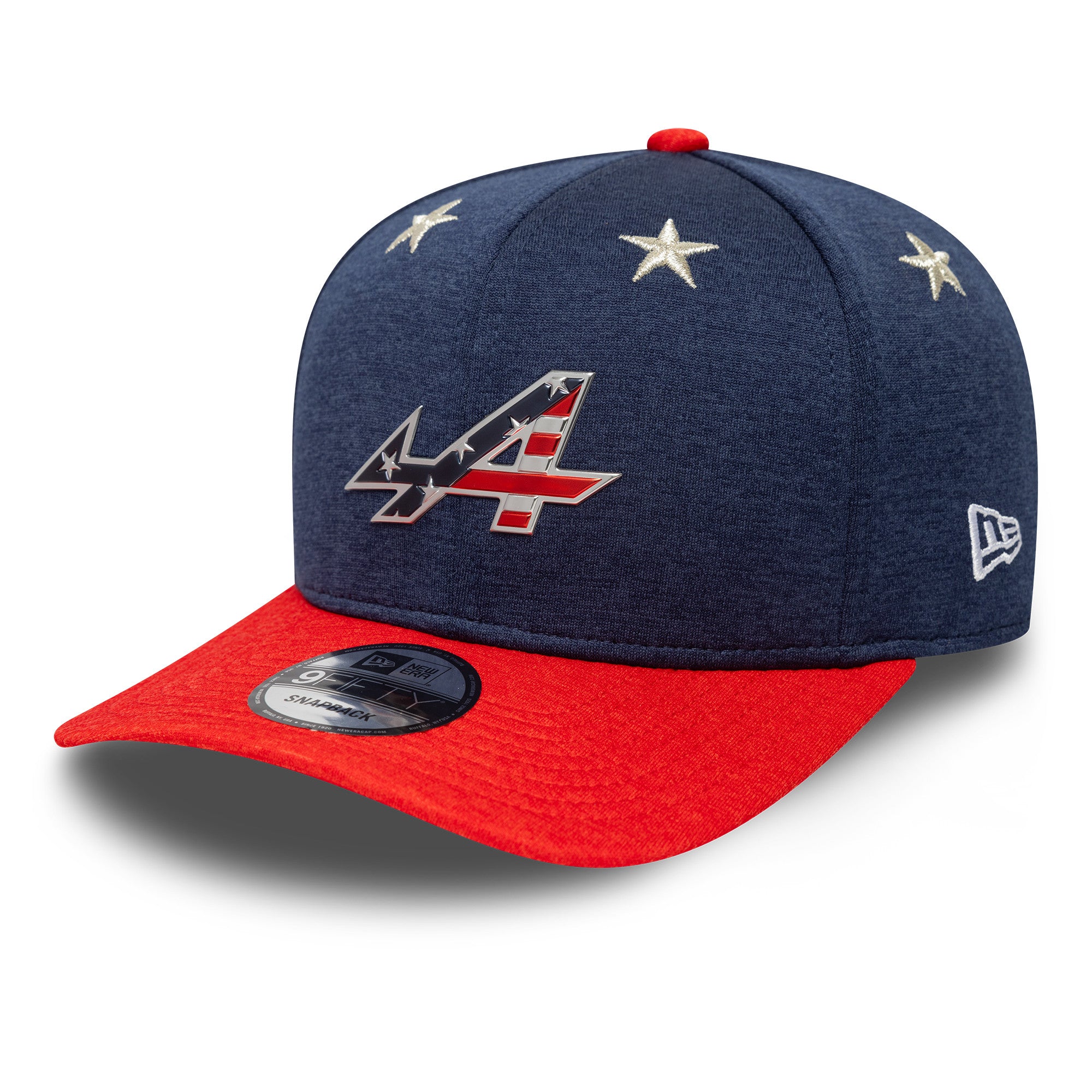 Alpine F1 Las Vegas 9Fifty Cap Pre Curve Adults - Navy/Bright Red
