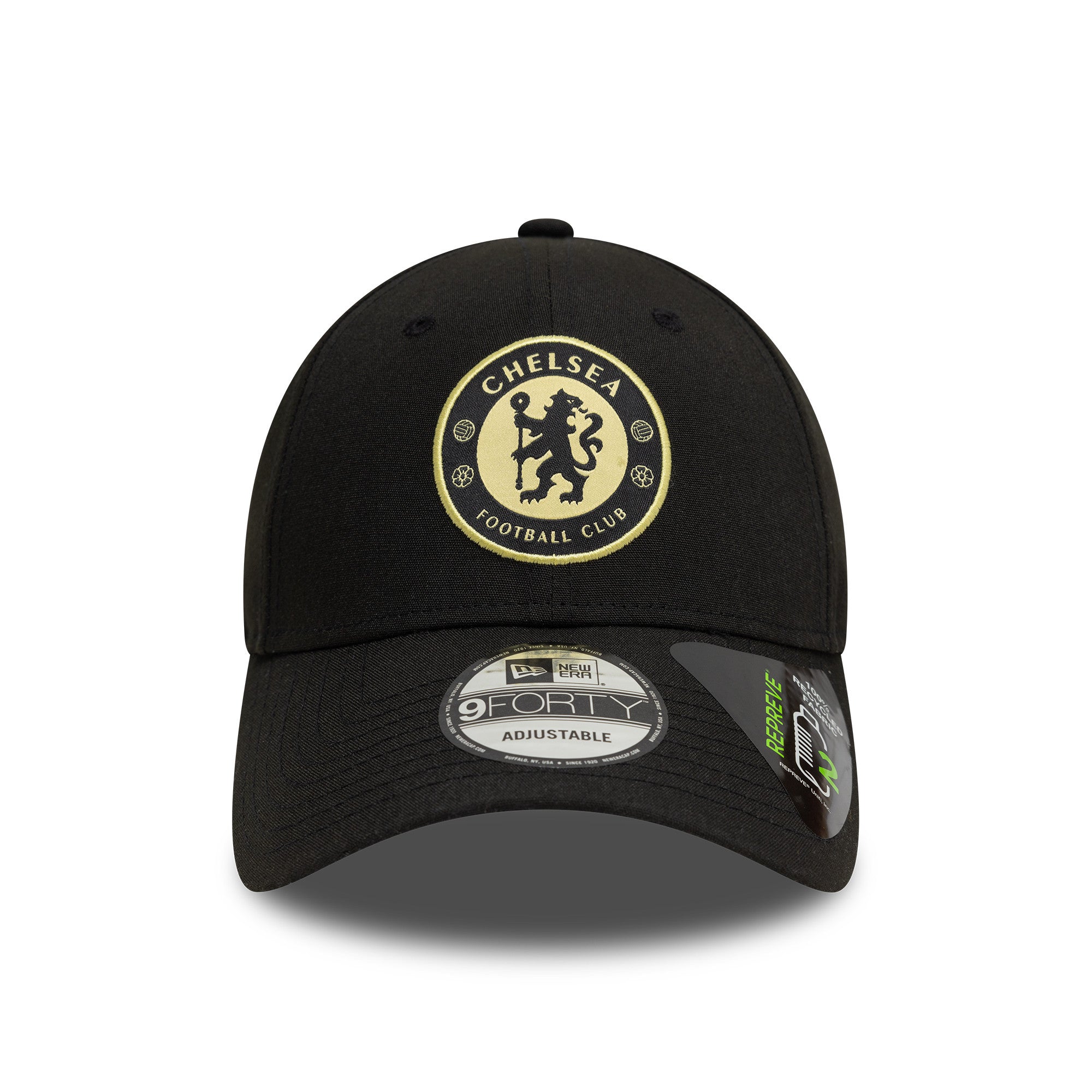 Chelsea FC Seasonal Pop 9Forty Cap Adults - Black/Soft Yellow