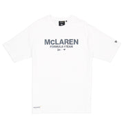 McLaren Racing F1 Wordmark Logo Oversized Tee Adults - White