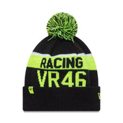 VR46 Sport Beanie Adults - Black/Neon Yellow