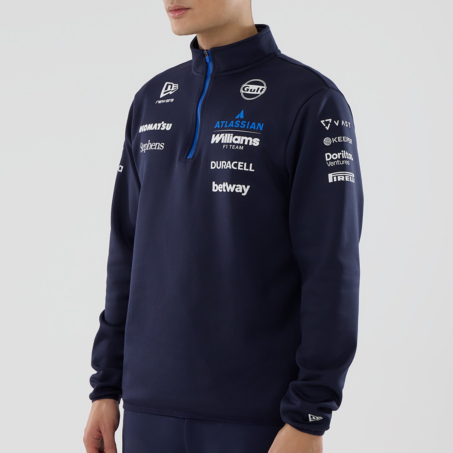 Williams F1 Team 2026 Mid Layer Mens - Navy