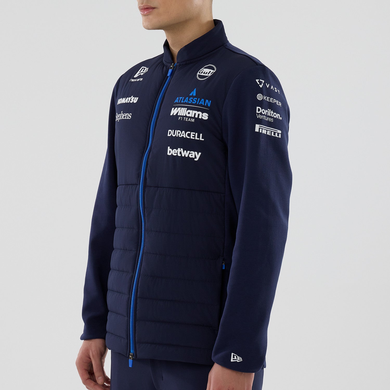 Williams F1 Team 2026 Hybrid Jacket Mens - Navy