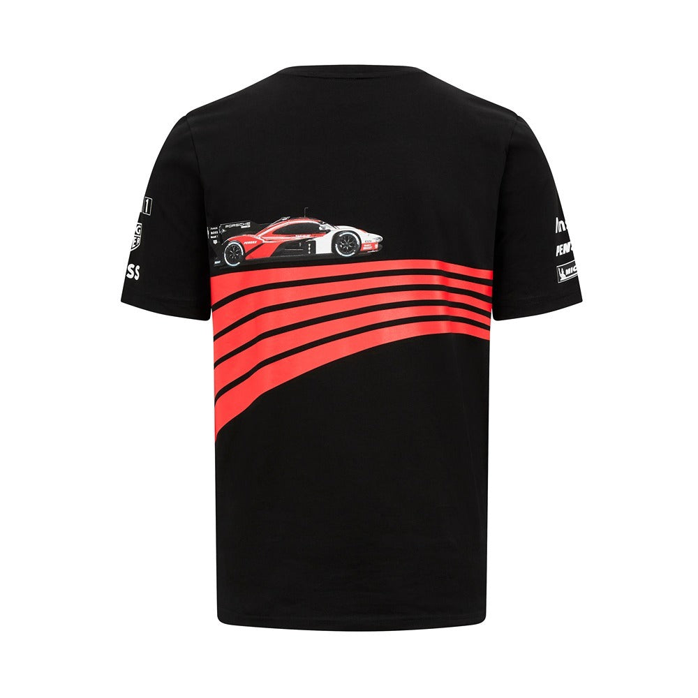 Porsche Penske Tee Mens - Black
