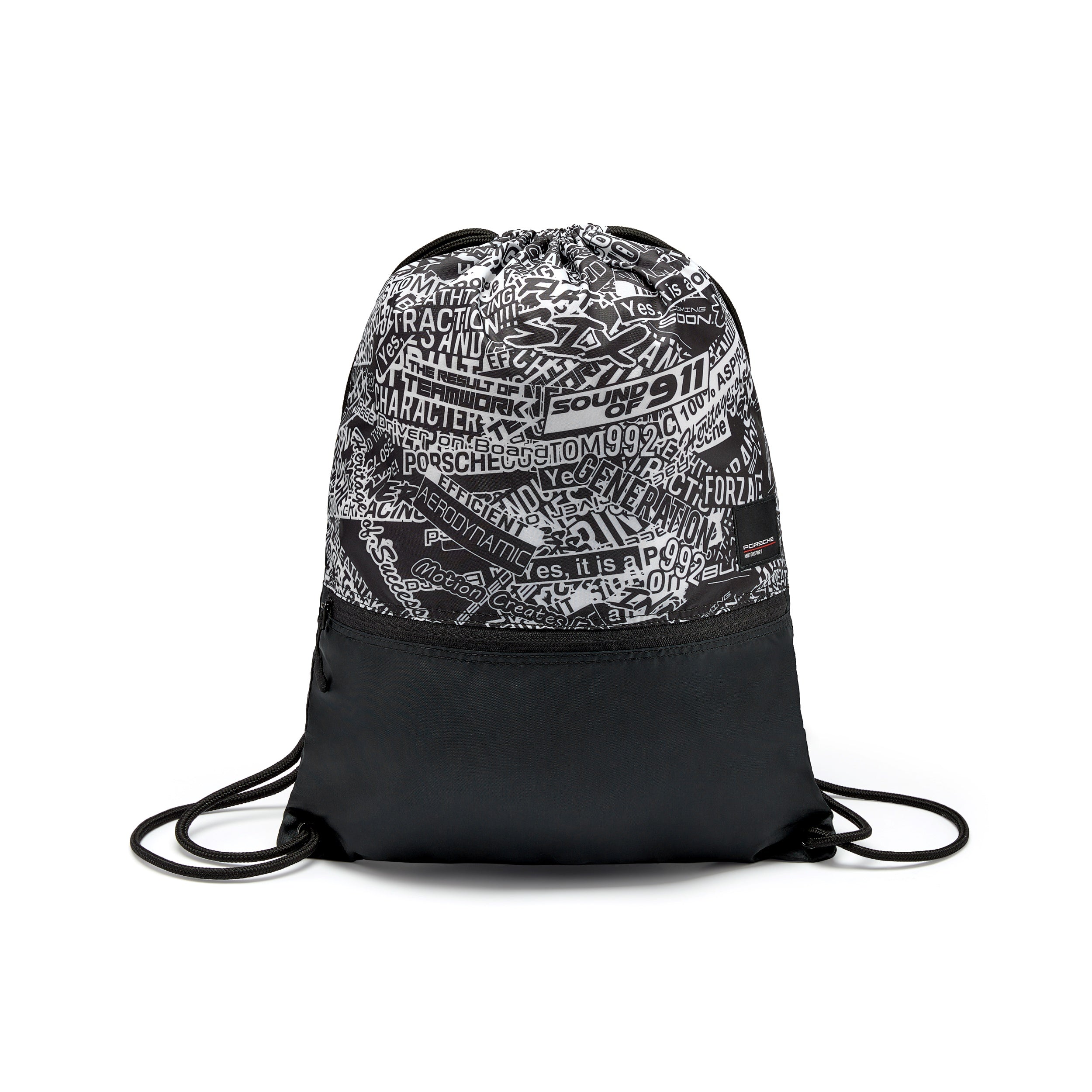 Porsche Motorsport Quoted Pull Bag Unisex - Black