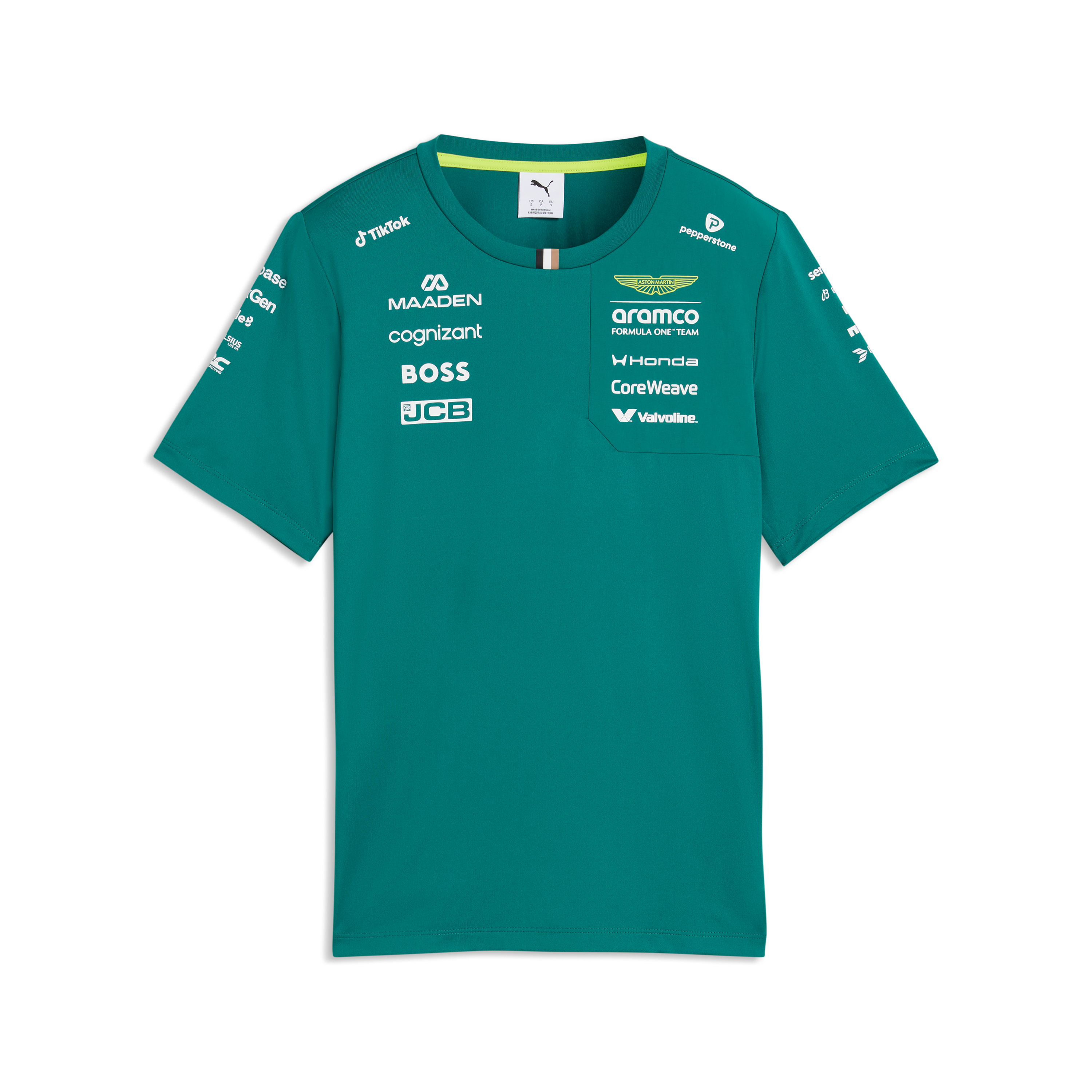 Aston Martin F1 Team 2026 Tee Womens - Green Lux