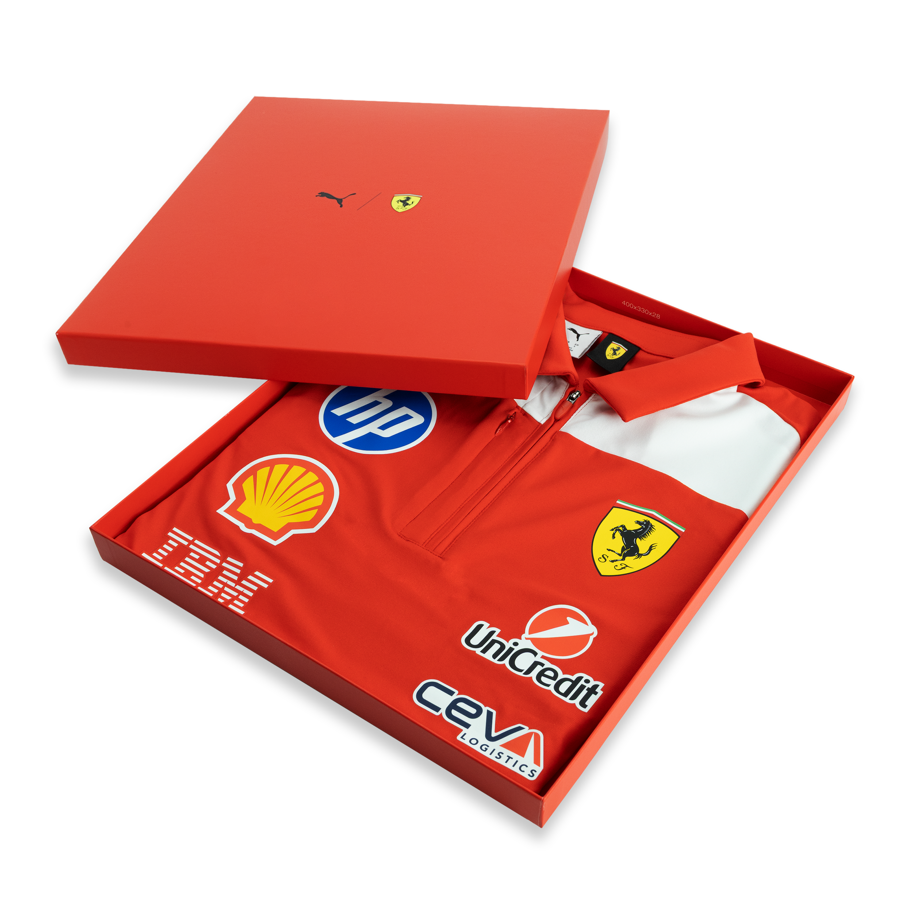 Scuderia Ferrari F1 Team 2026 Authentic Polo Mens - Red