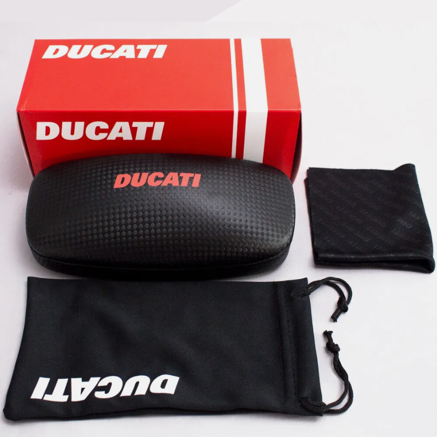 Ducati Plastic Full Rim Square Frame Sunglasses - Tortoise