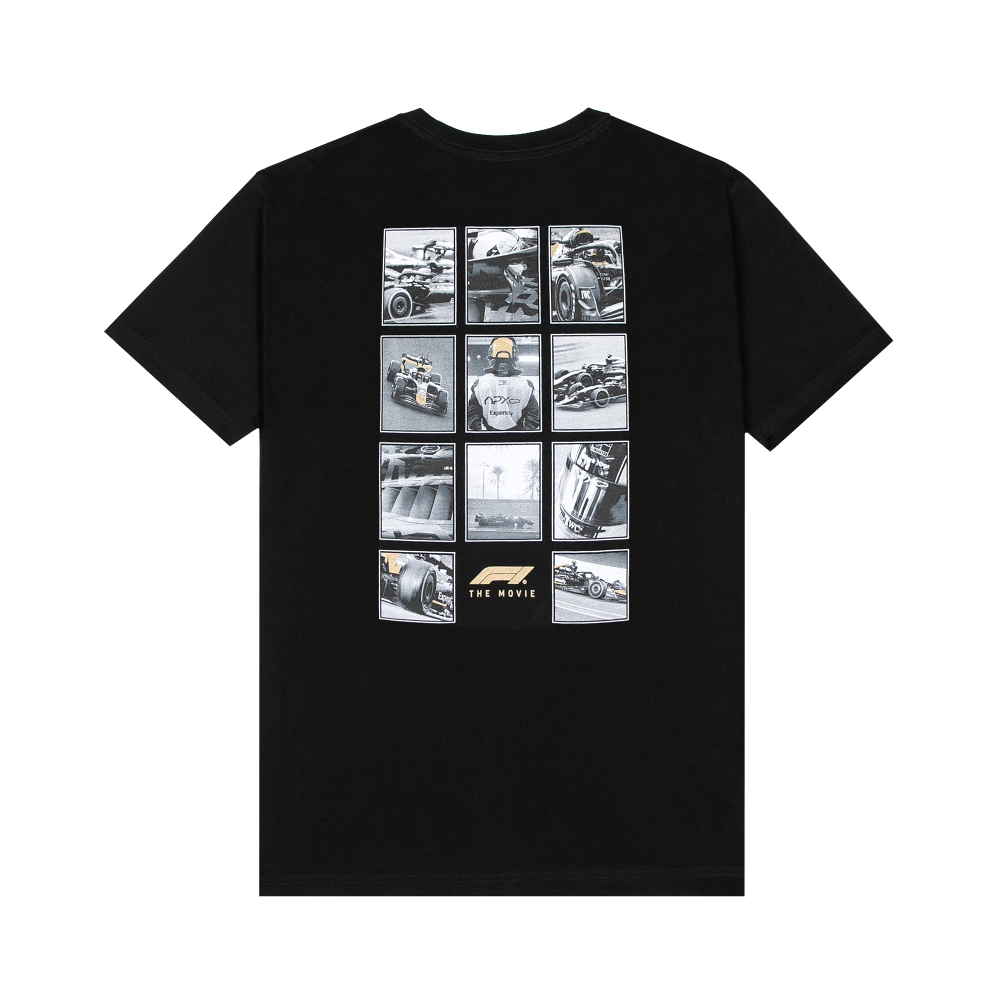 F1 The Movie Photo Collage Back Tee Unisex - Black