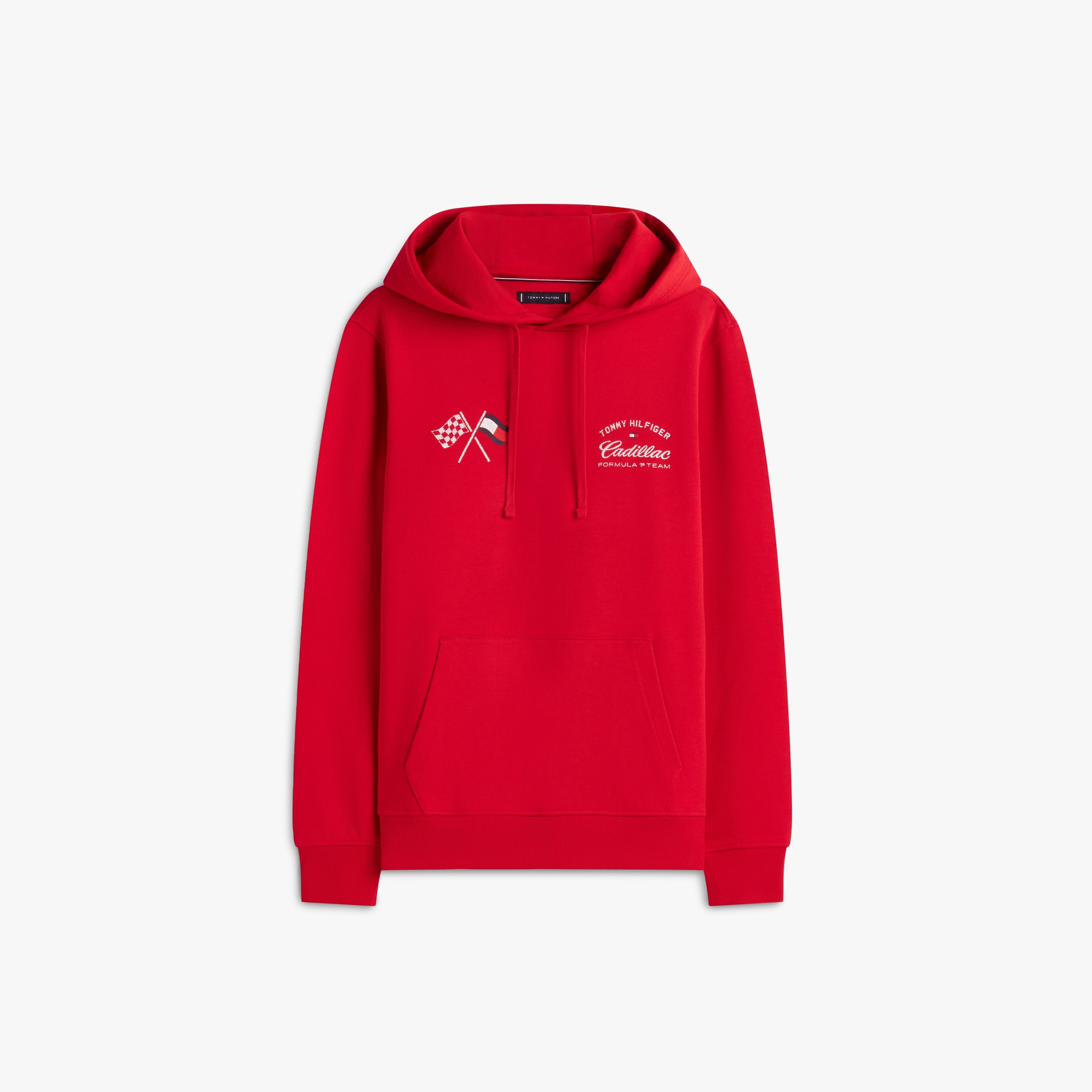Cadillac F1 X Tommy Hilfiger Speedometer Hoodie Mens - Red