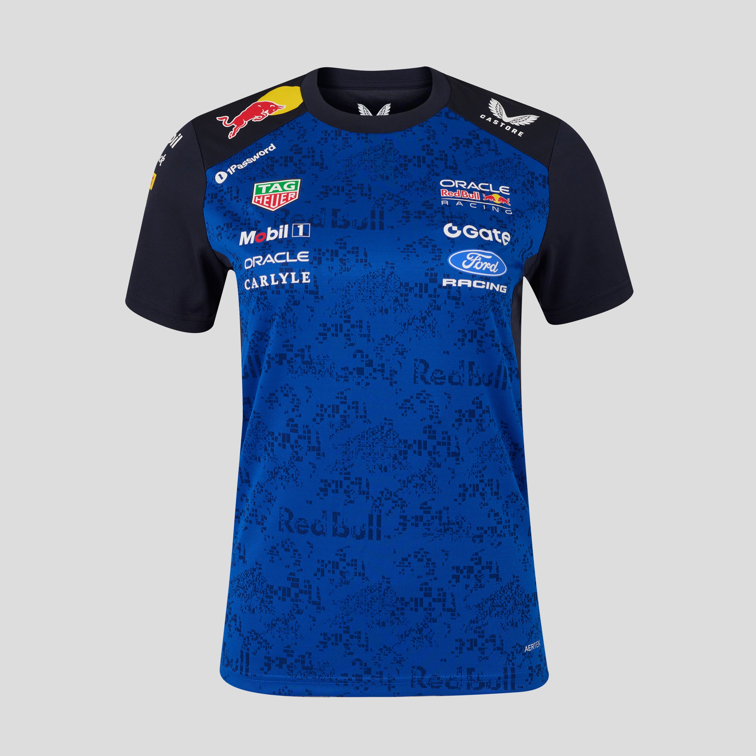 Red Bull Racing F1 Team 2026 Set Up Tee Womens - Night Sky / Surf The Web