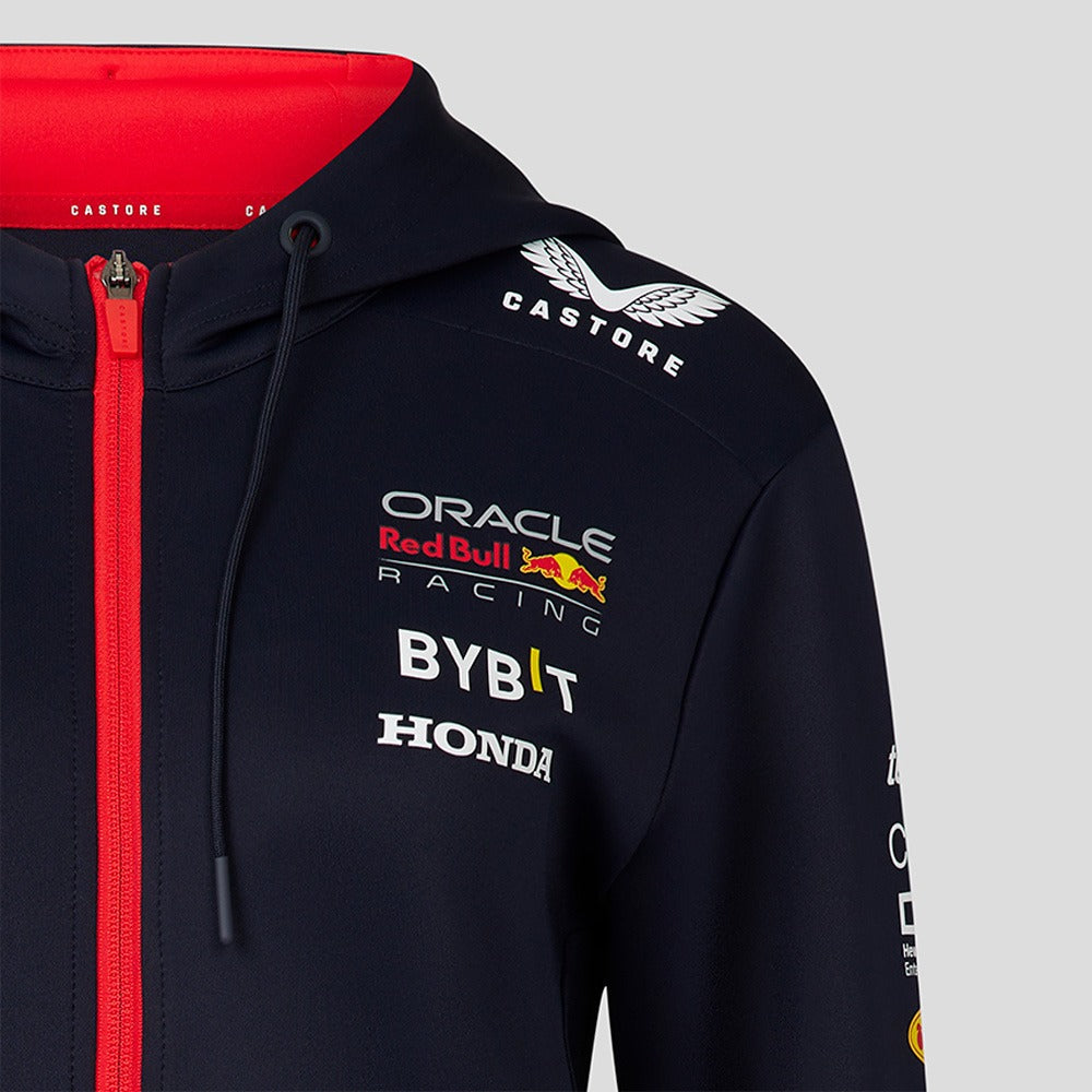 Red Bull Racing F1 2023 Team Full Zip Hoodie Womens - Night Sky