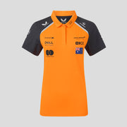 McLaren Racing F1 Official Team 2025 Polo Shirt Oscar Piastri Womens - Papaya