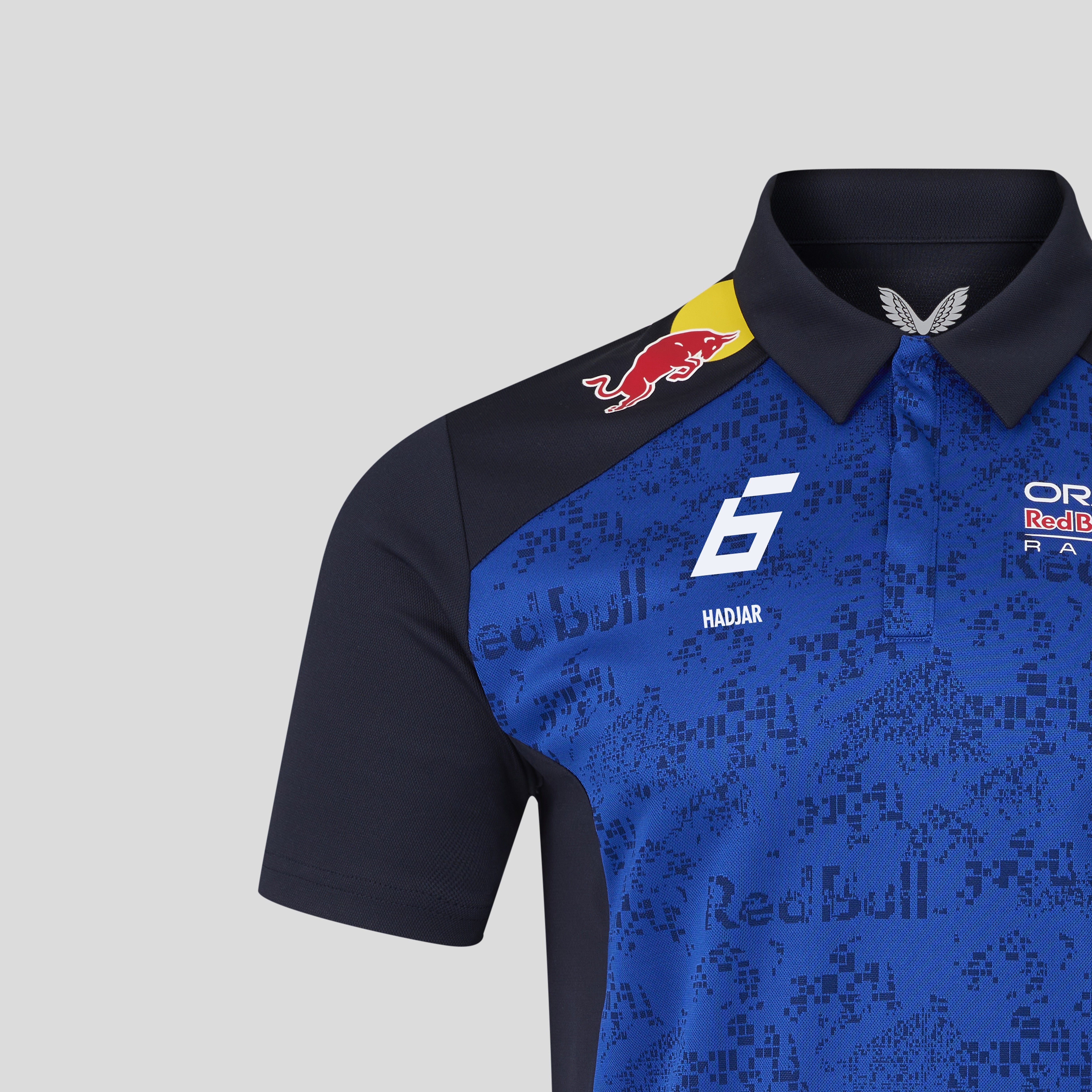 Red Bull Racing F1 Team 2026 Polo Driver Isack Hadjar Mens - Night Sky / Surf The Web