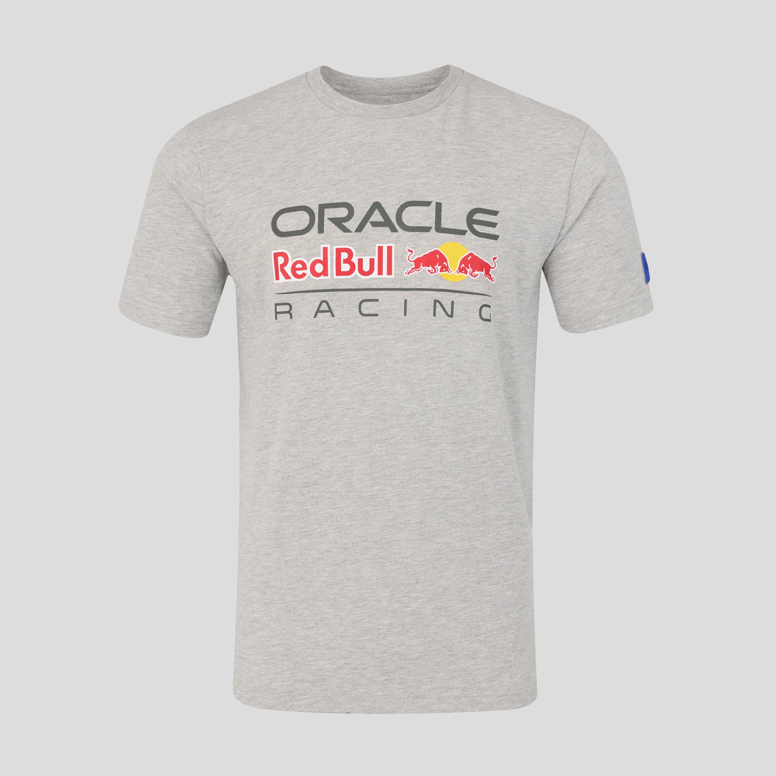 Red Bull Racing F1 Oracle Logo Regular Fit Tee Unisex - Grey