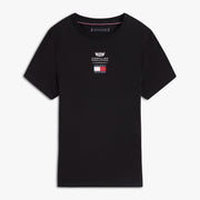 Cadillac F1 X Tommy Hilfiger Logo Baby Tee Womens - Black